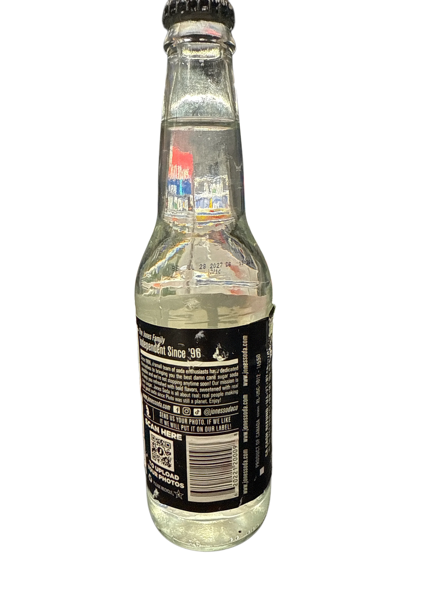 Jones Cream Soda Flavoured Glass Bottle 355ML - Canadian Edition