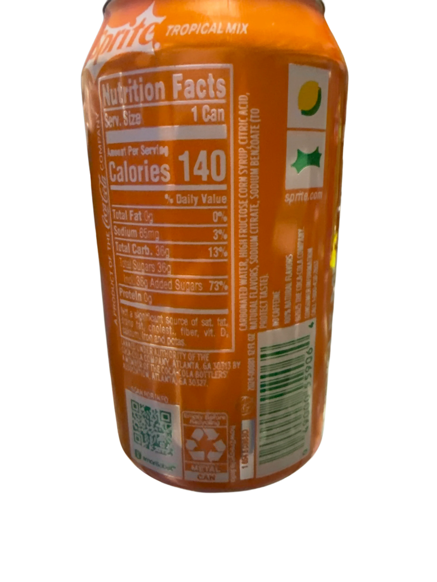 Sprite Tropical Mix Can 355ML - U.S Edition