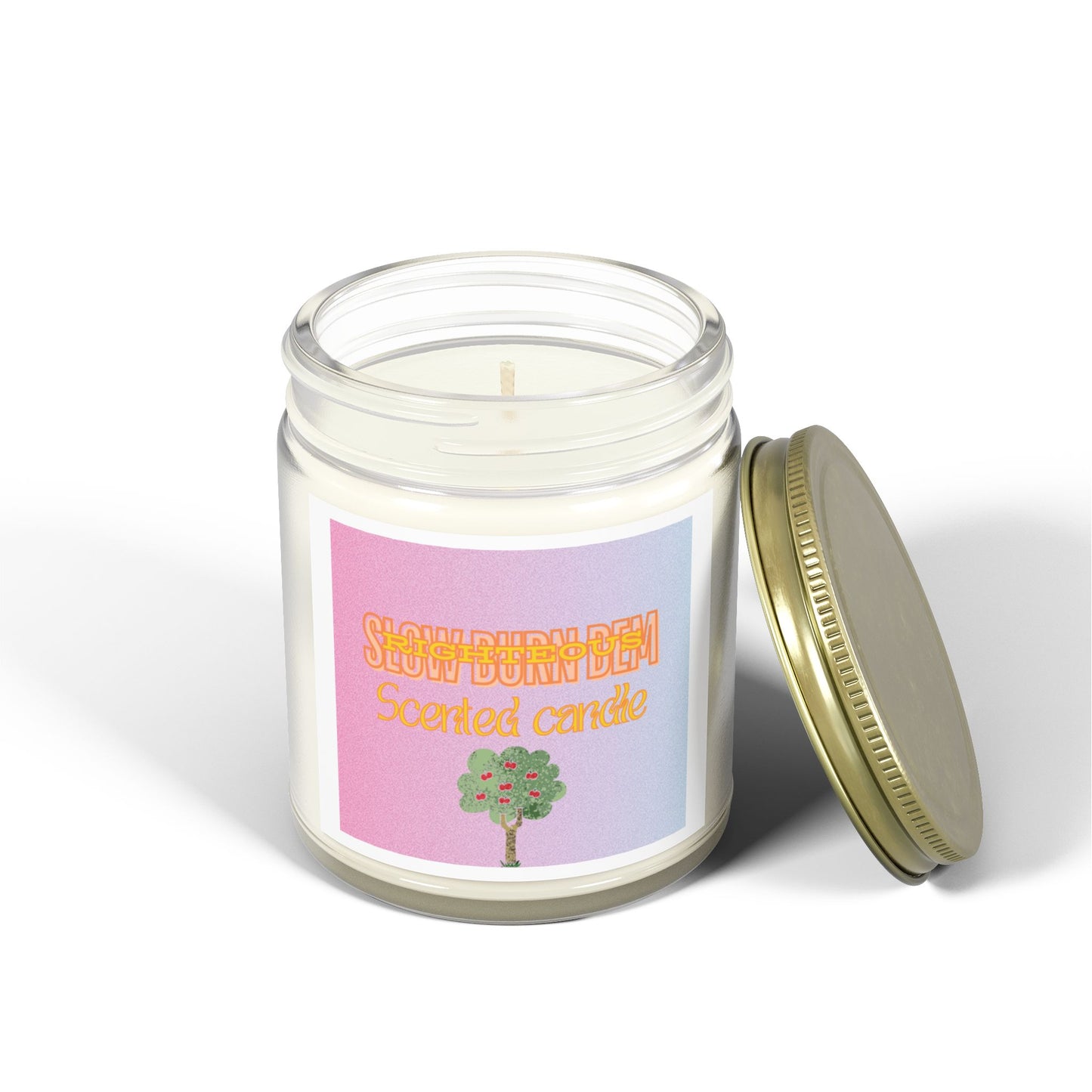 Scented Coconut Apricot Candles (4oz, 9oz)