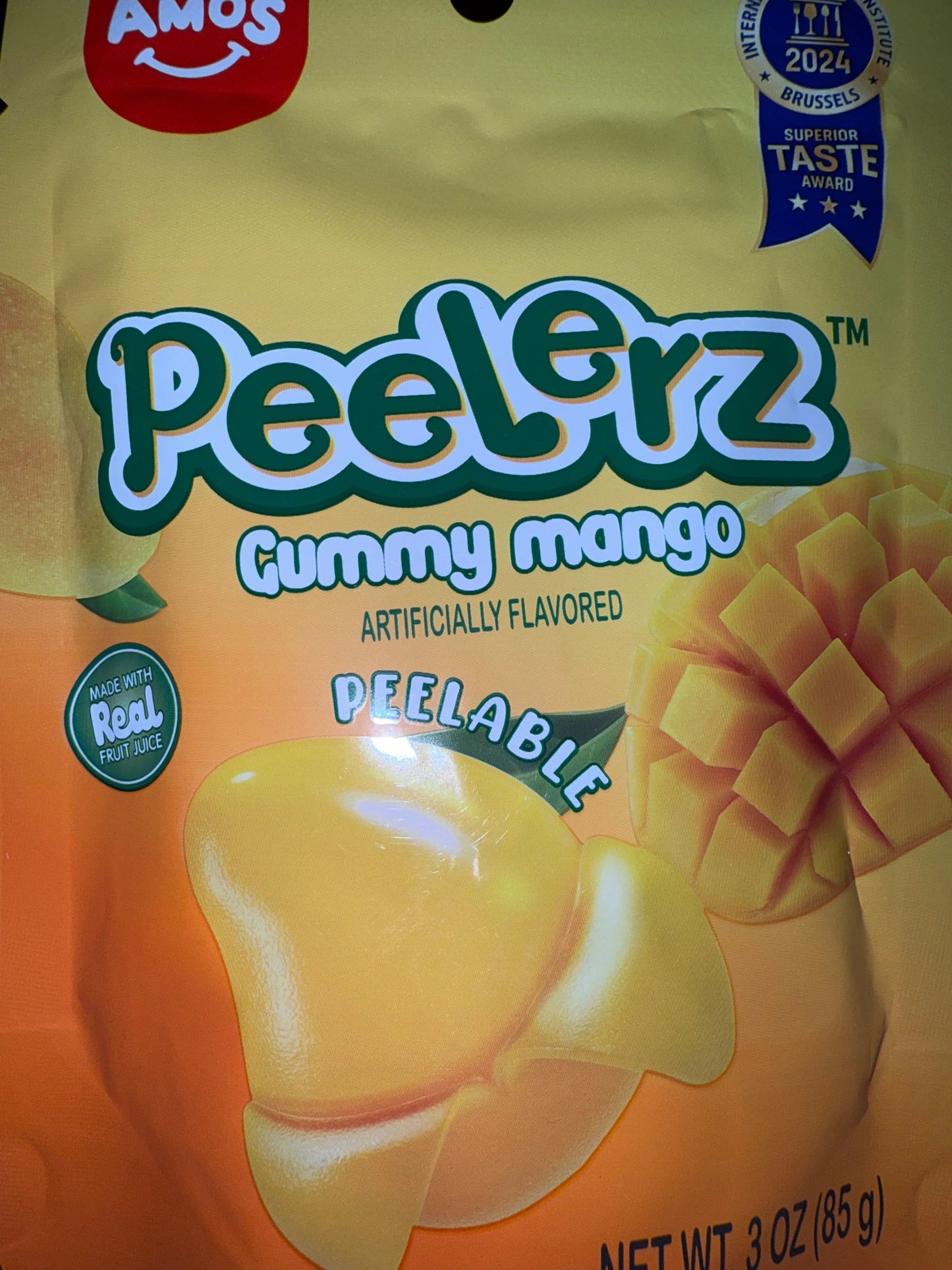 Amos Peelerz Gummy Mango 85G - U.S Edition