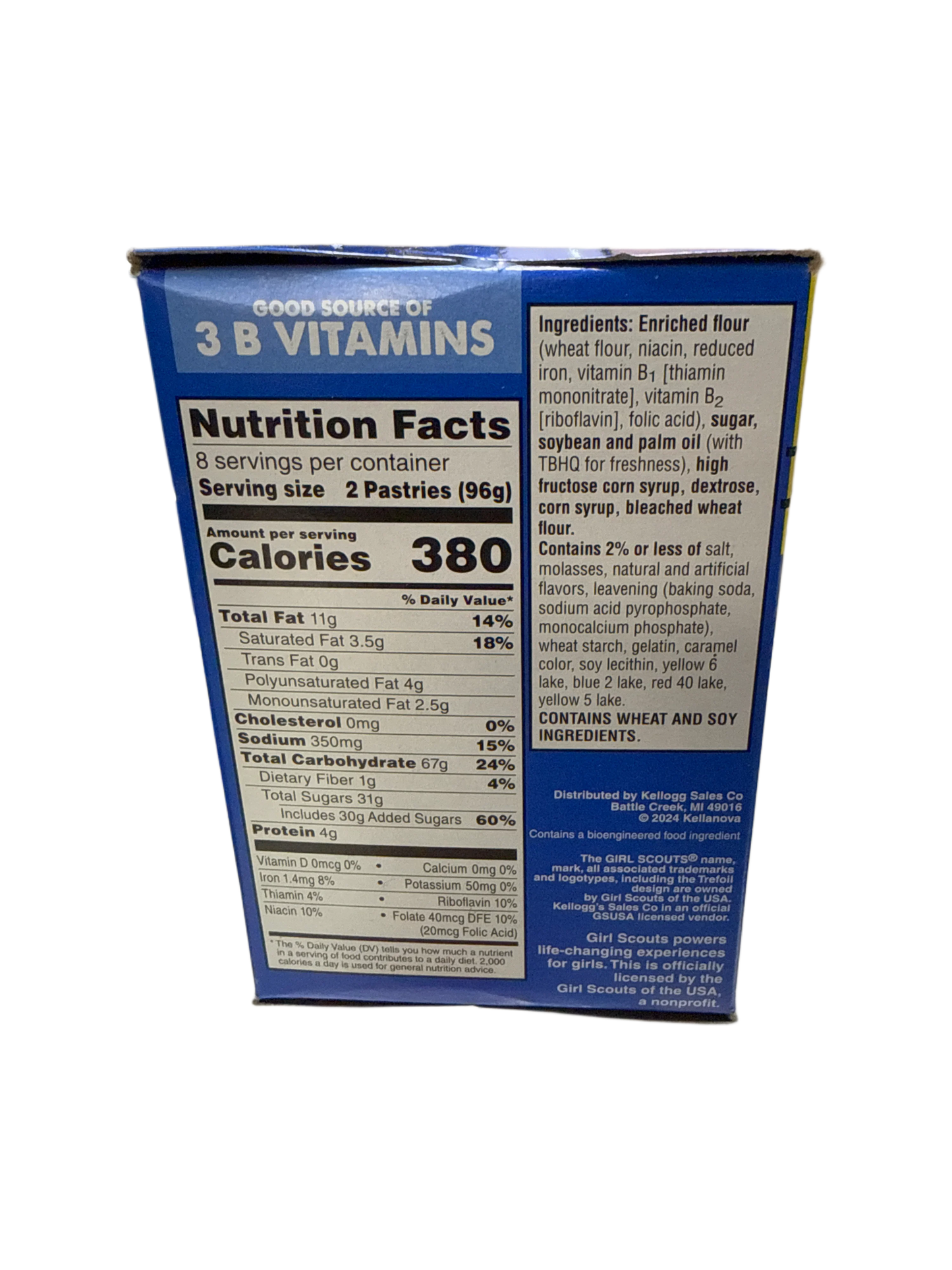 Pop Tarts Girl Scouts Coconut Caramel Flavour - U.S.A Edition