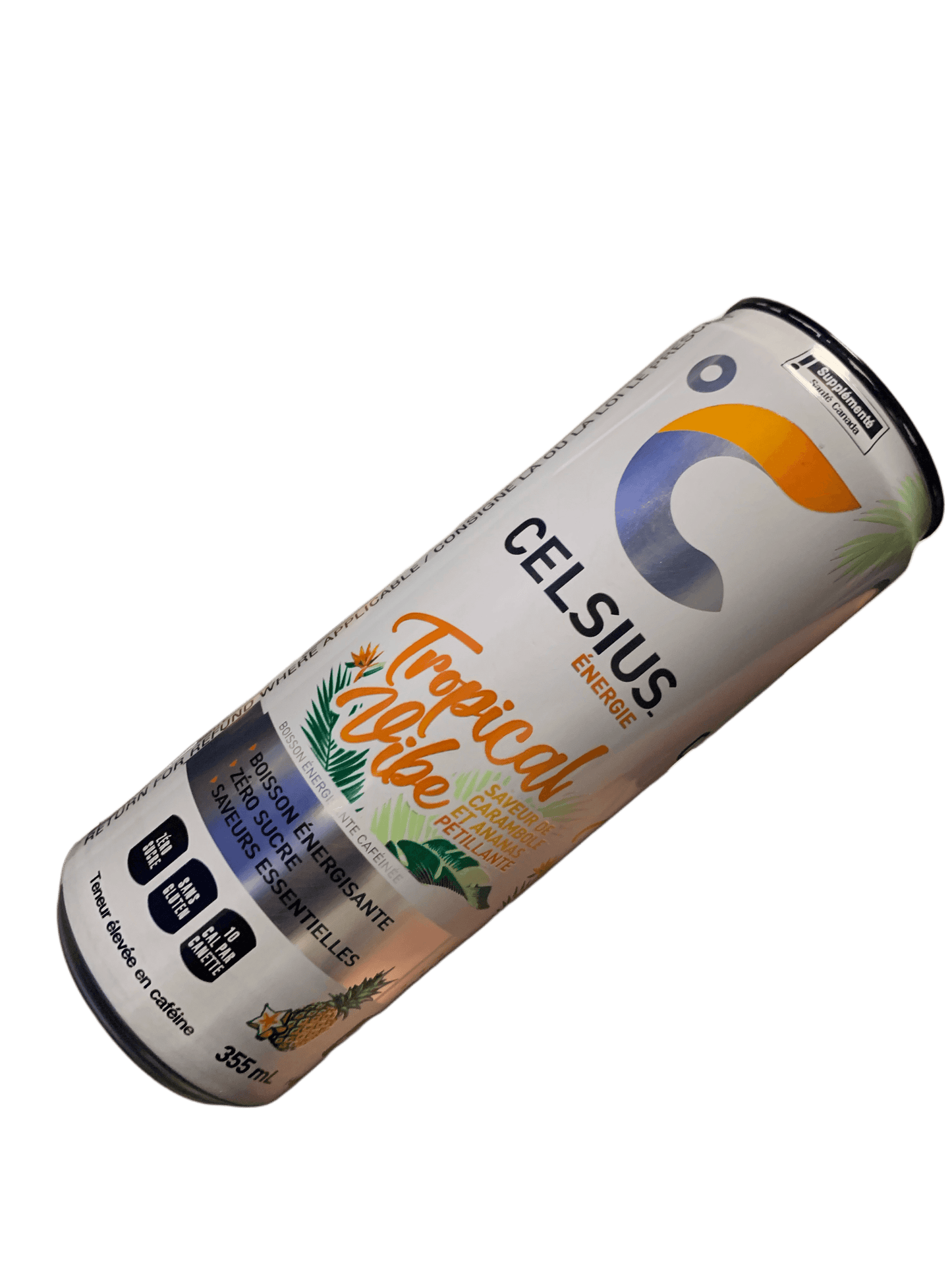 Celsius Tropical Vibe Zero Sugar Energy Drink 355ML - Canadian Edition
