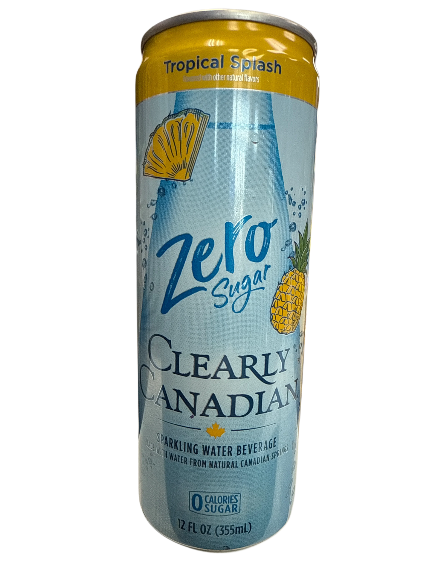 Clearly Canadian Zero Sugar Tropical Splash Flavour 355ML - Canadian Edition