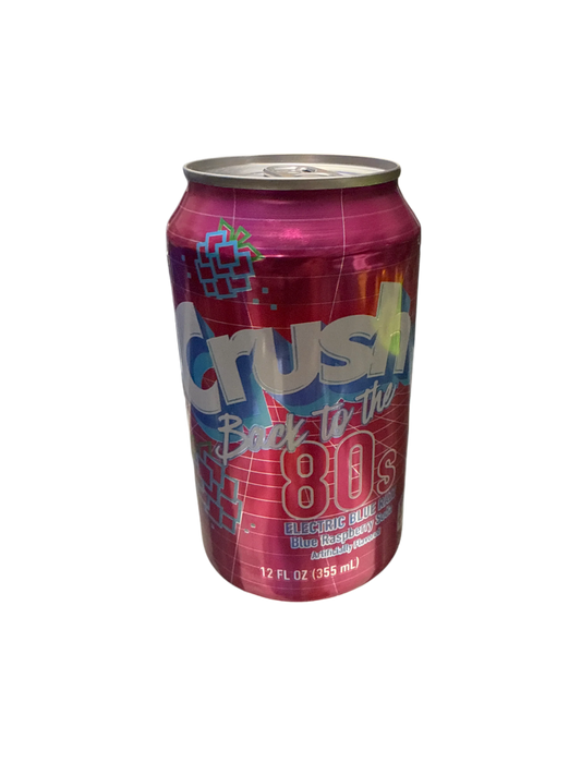 Crush Back To The 80s Electric Blue Razz 355ML - Canadian Edition