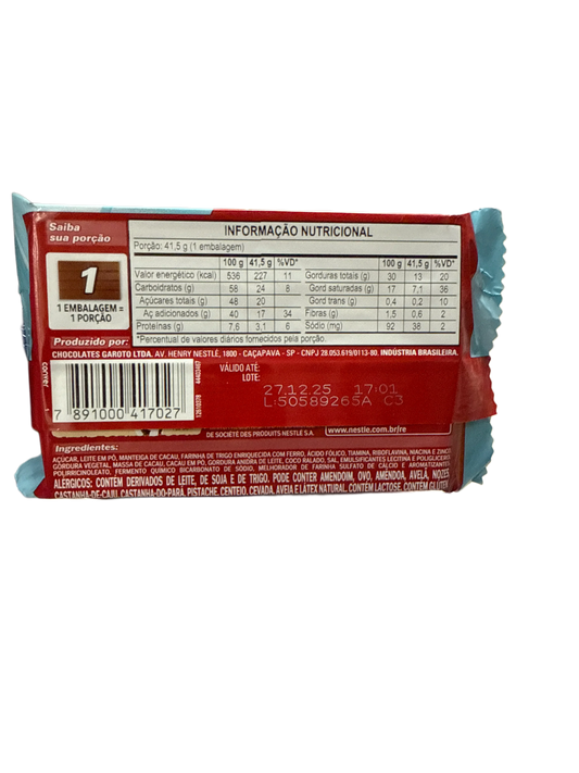 Kit Kat Coconut 41.5G - Brazilian Edition