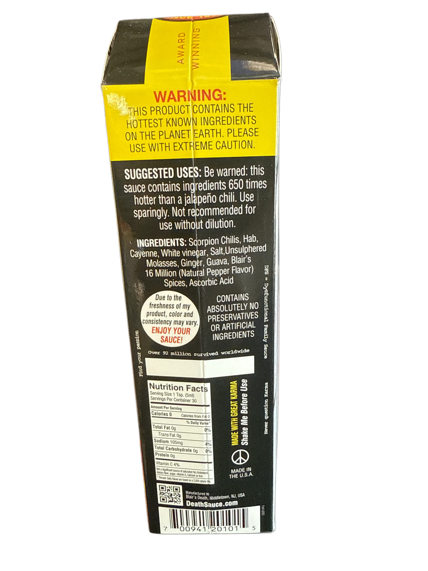 Blairs Mega Death Sauce 150ML - U.S Edition