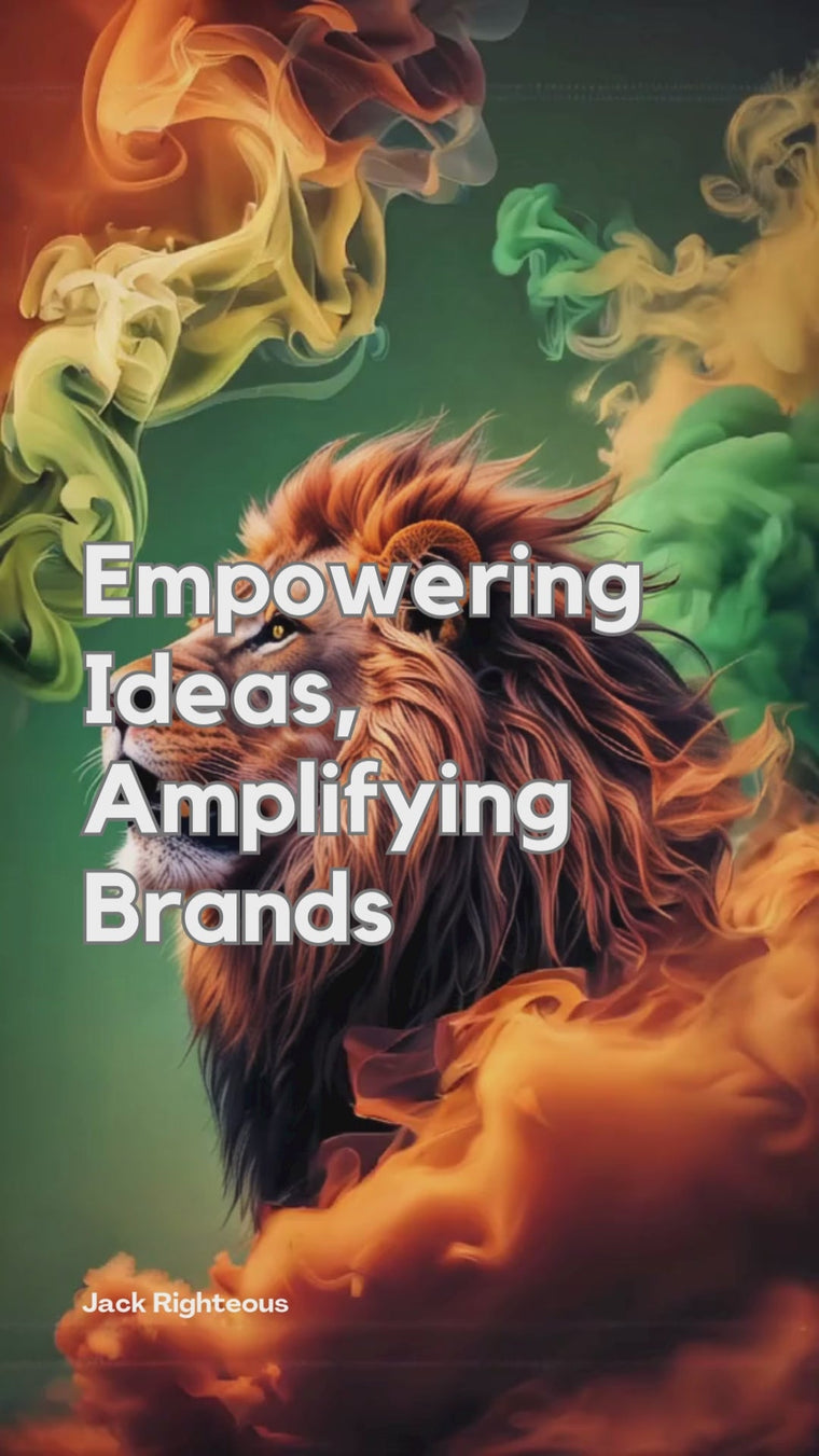 Lion & Smoke Motion Video Pack — preview cover for 24 MP4 creator clips by Jack Righteous