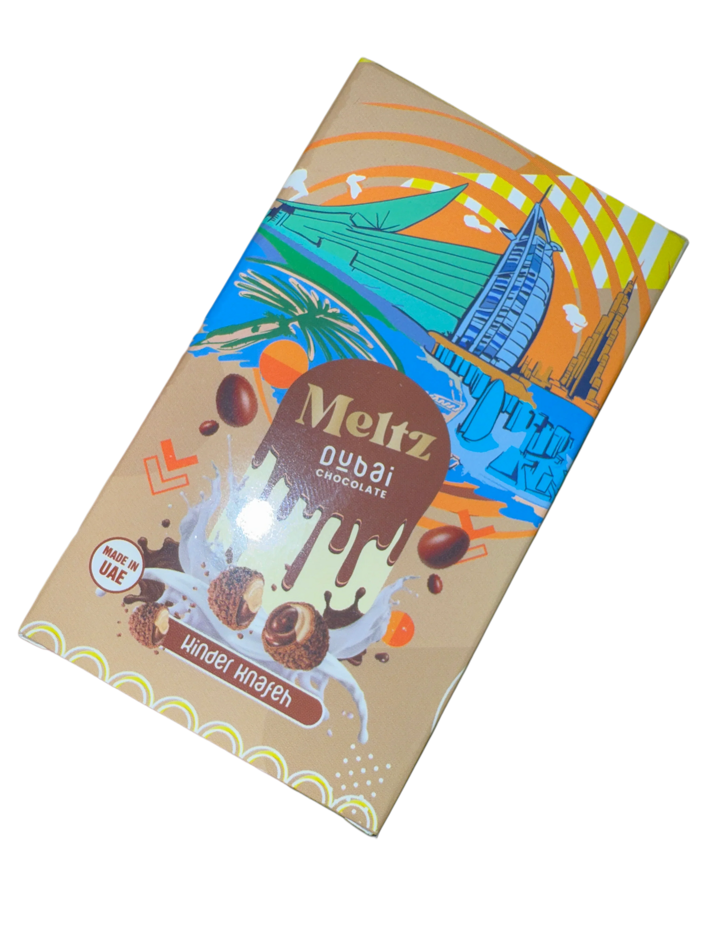Meltz Dubai Chocolate Kinder Knafeh Flavour 75G - Dubai Edition