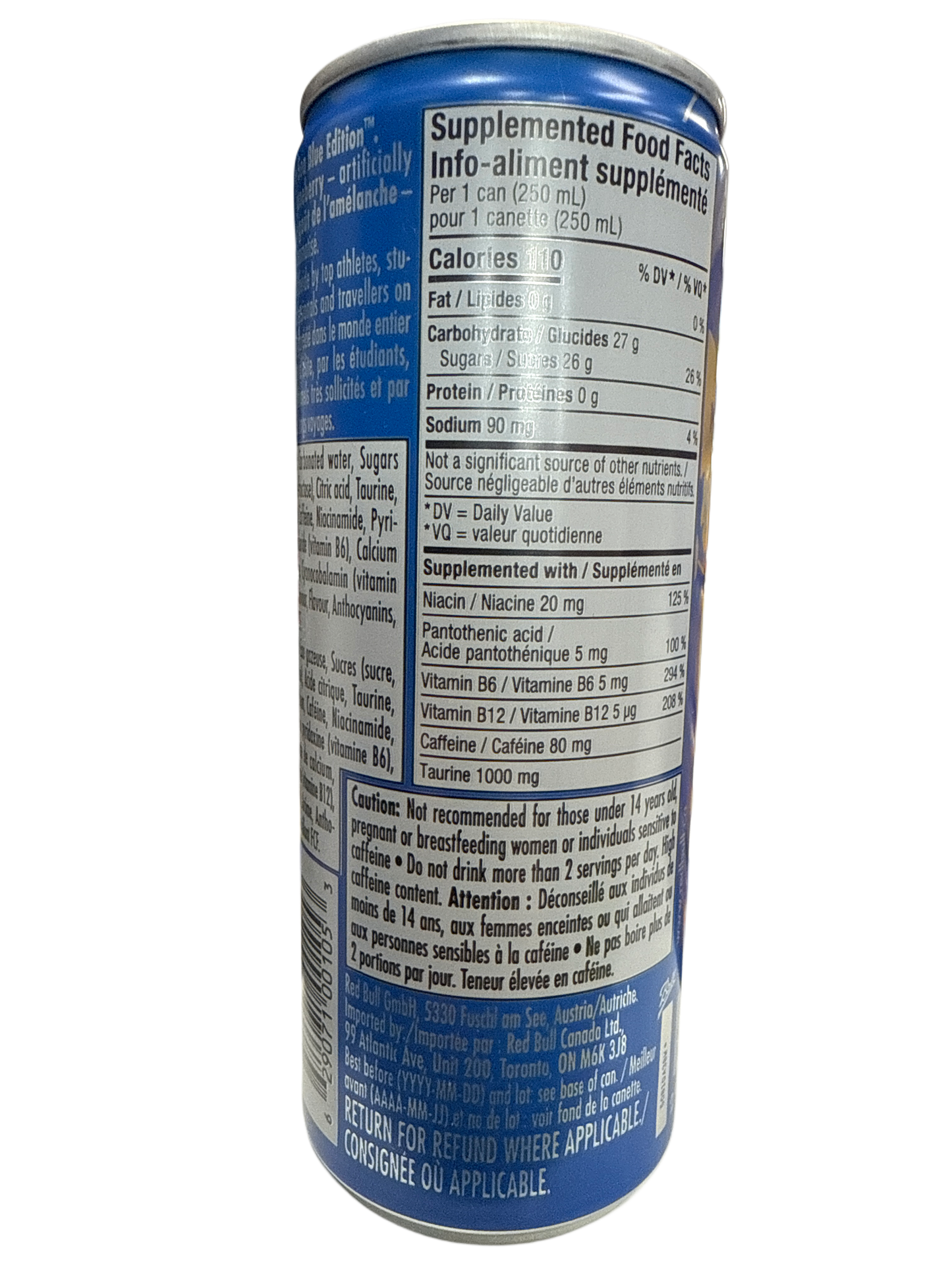 Red Bull Summer Edition Juneberry 250mL - Canadian Edition