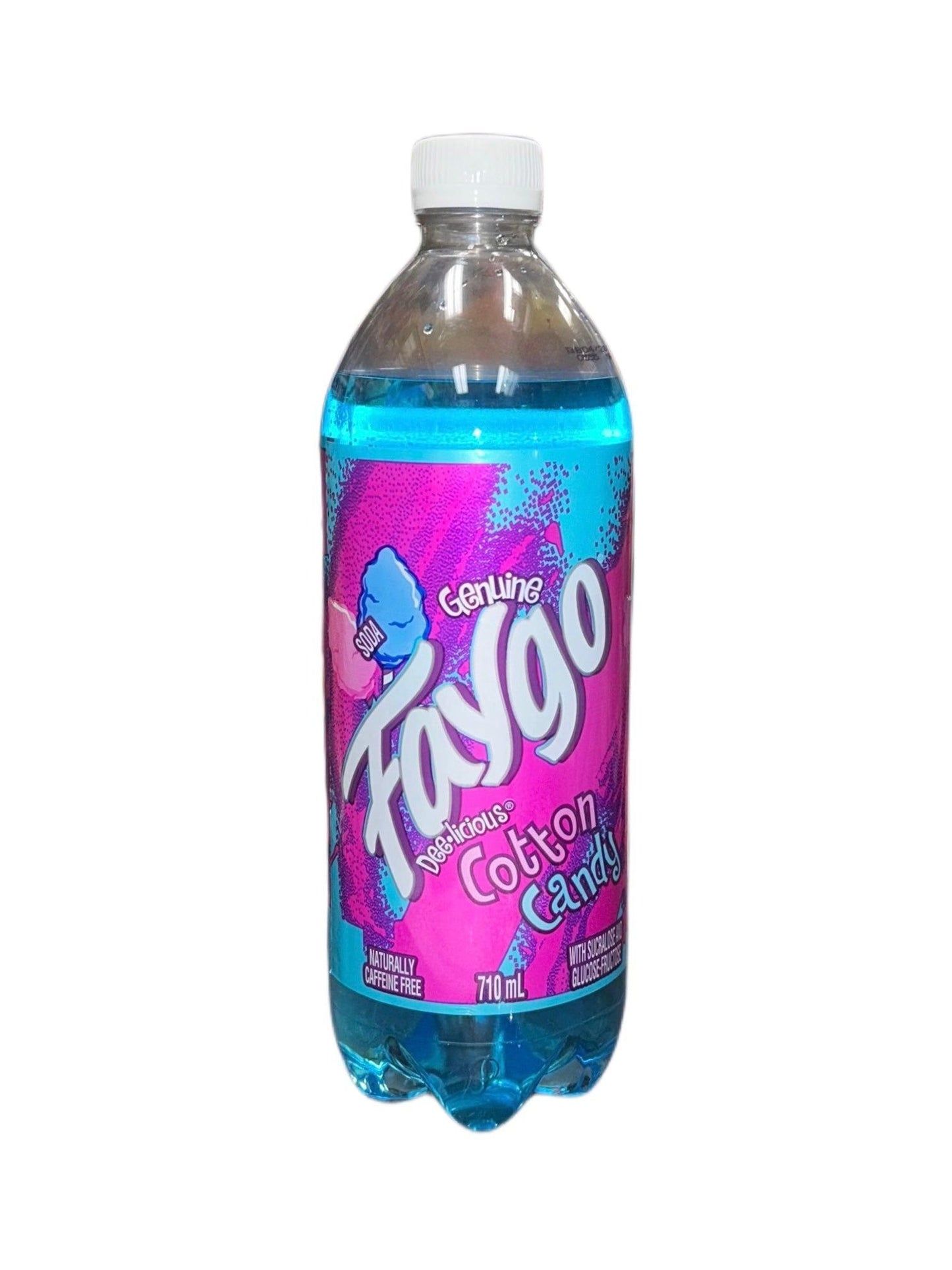 Faygo Cotton Candy Soda Drink 710mL