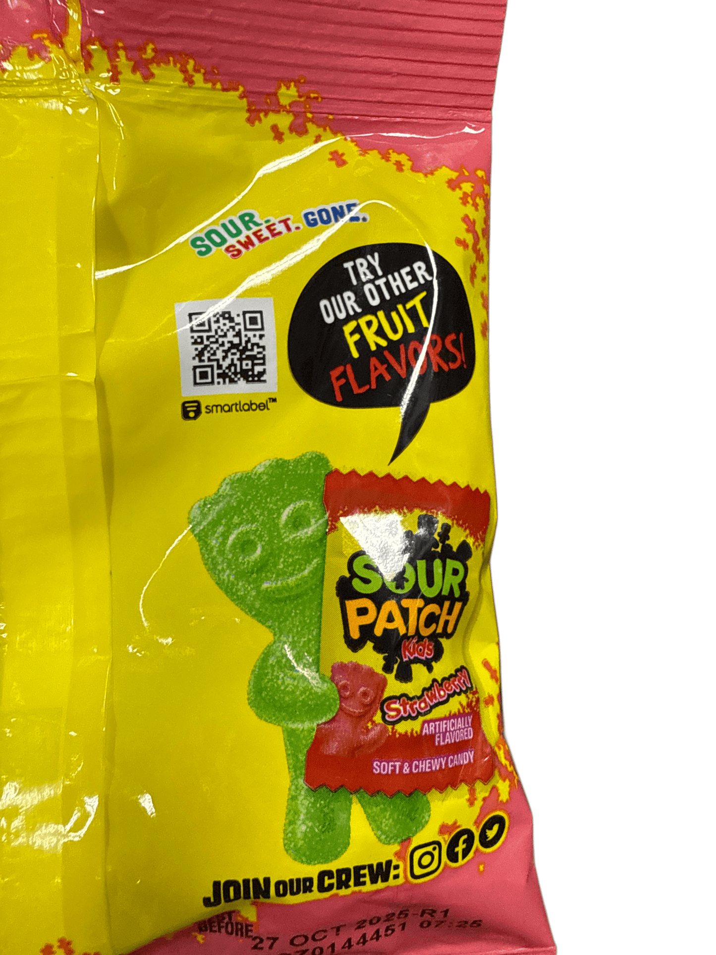Sour Patch Kids Not So Sour Watermelon 101G - U.S Edition
