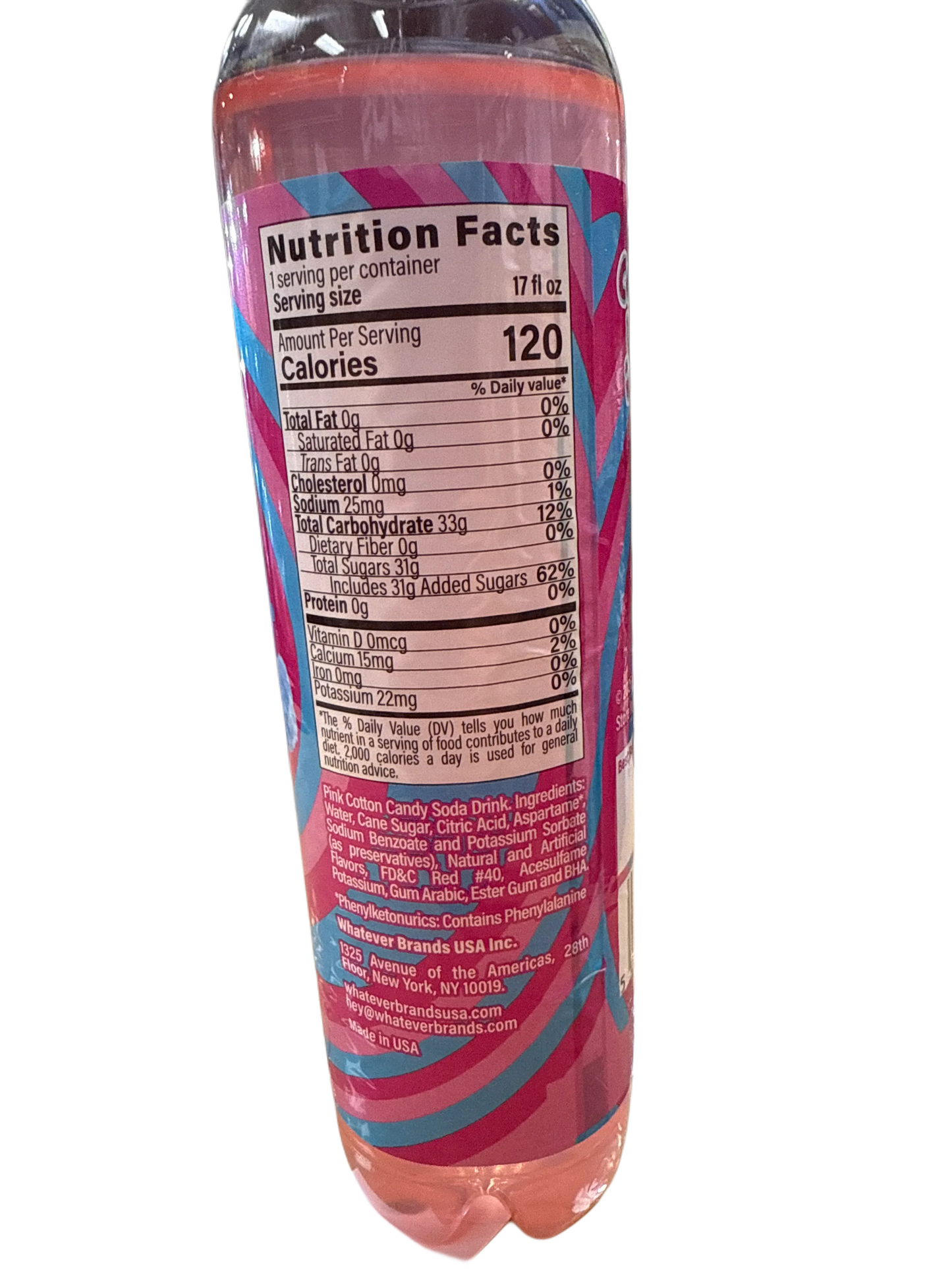 ICEE Cotton Candy Soda 500ML - U.S Edition