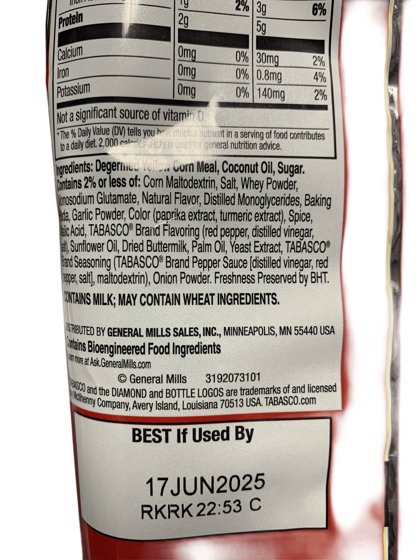 Bugles Hot and Cheesy Tobasco Flavour 85g - U.S Edition