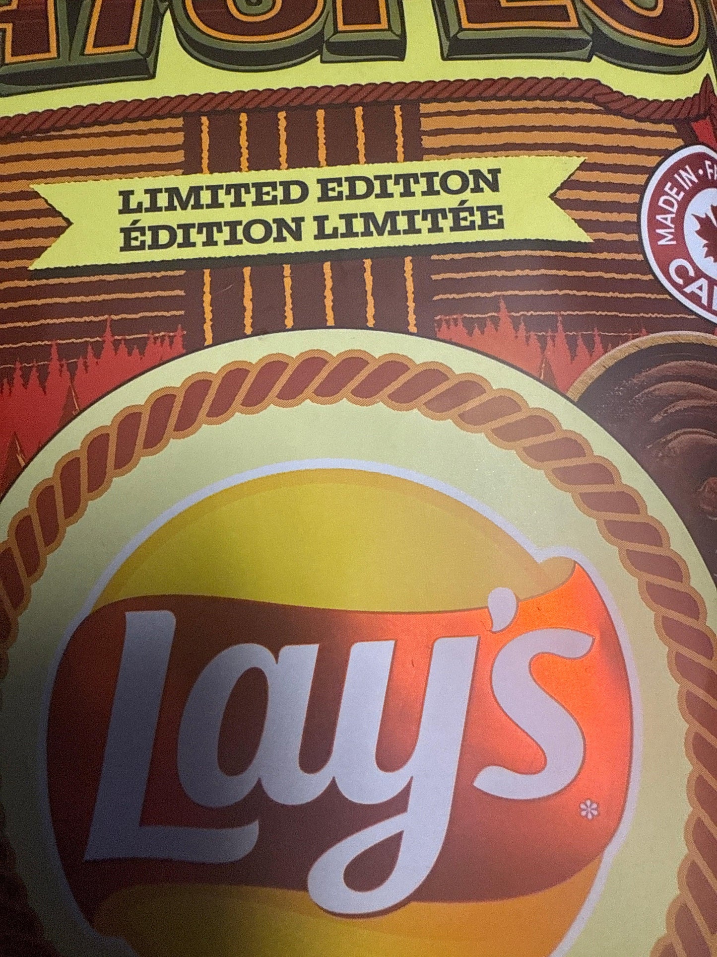 Lays Limited Edition Laysfest Country Smokehouse BBQ 220G - Canadian Edition