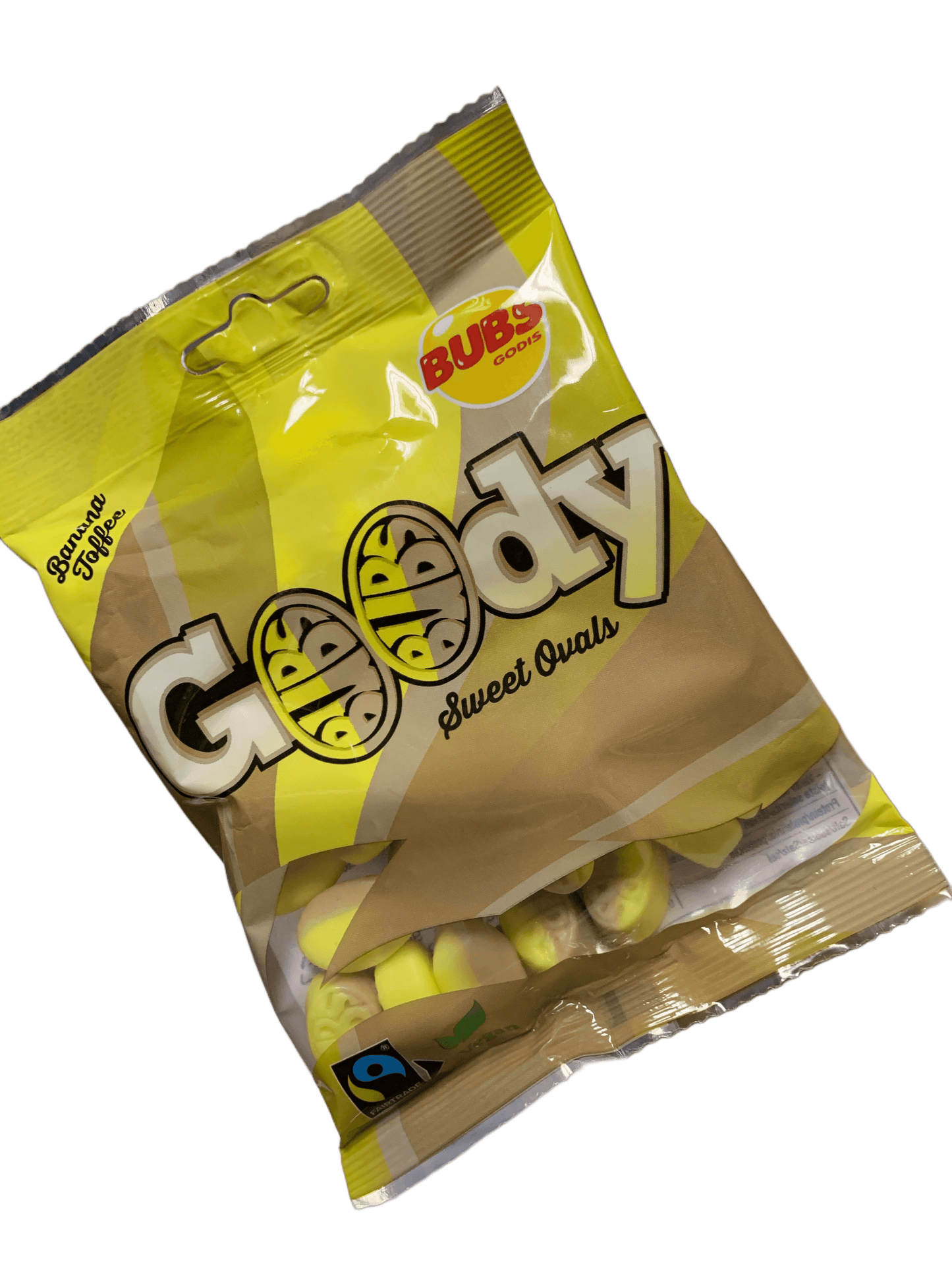 BUBS Godis Goody Banana Toffee Candy Bag 90G - Sweden Edition
