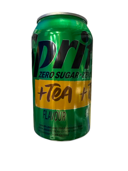 Sprite + Tea Zero Sugar Lemon Lime Plus Tea Flavour 355ML - Canadian Edition
