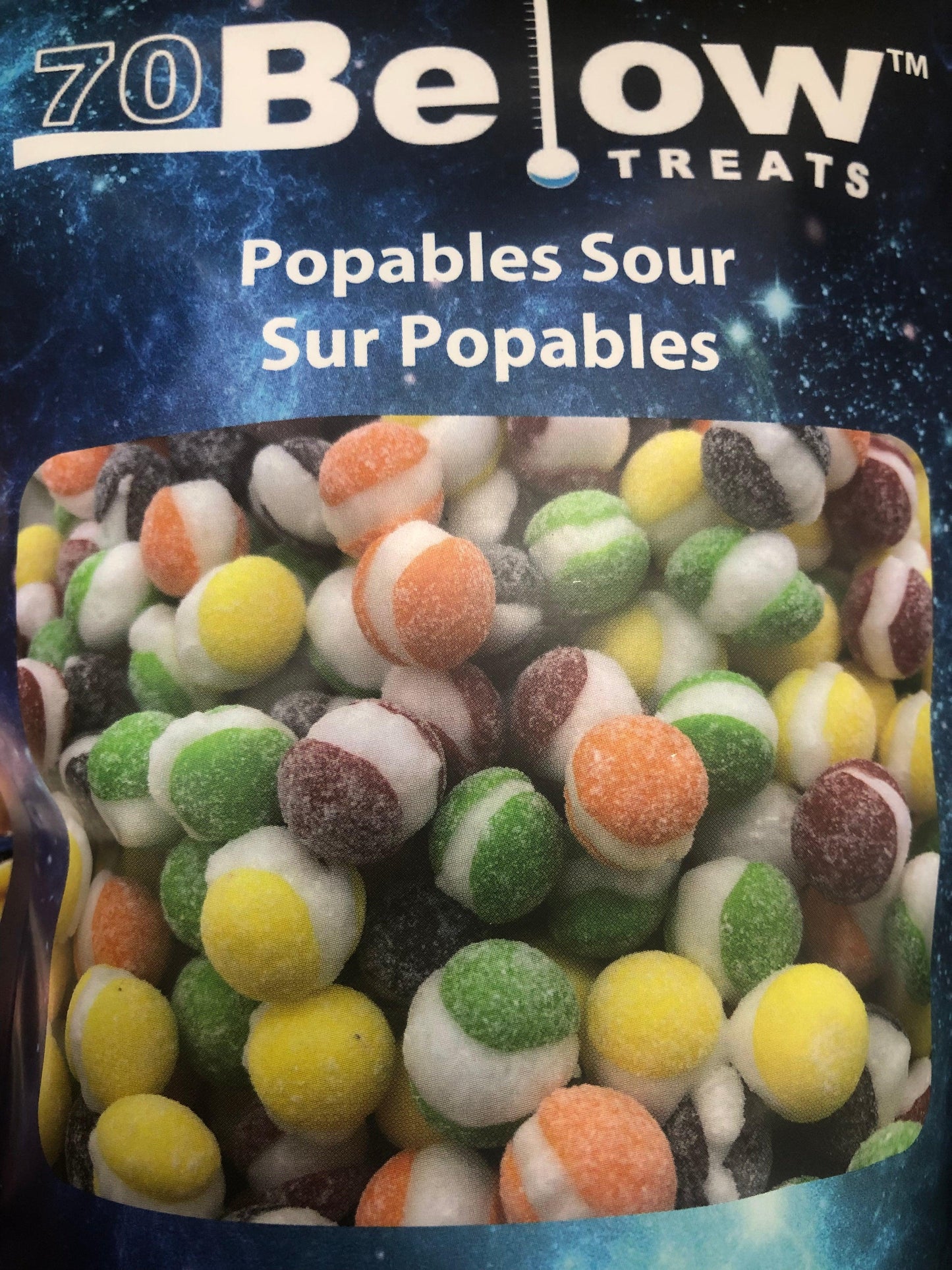 70 Below Treats Freeze Dried Popables Sour Skittles