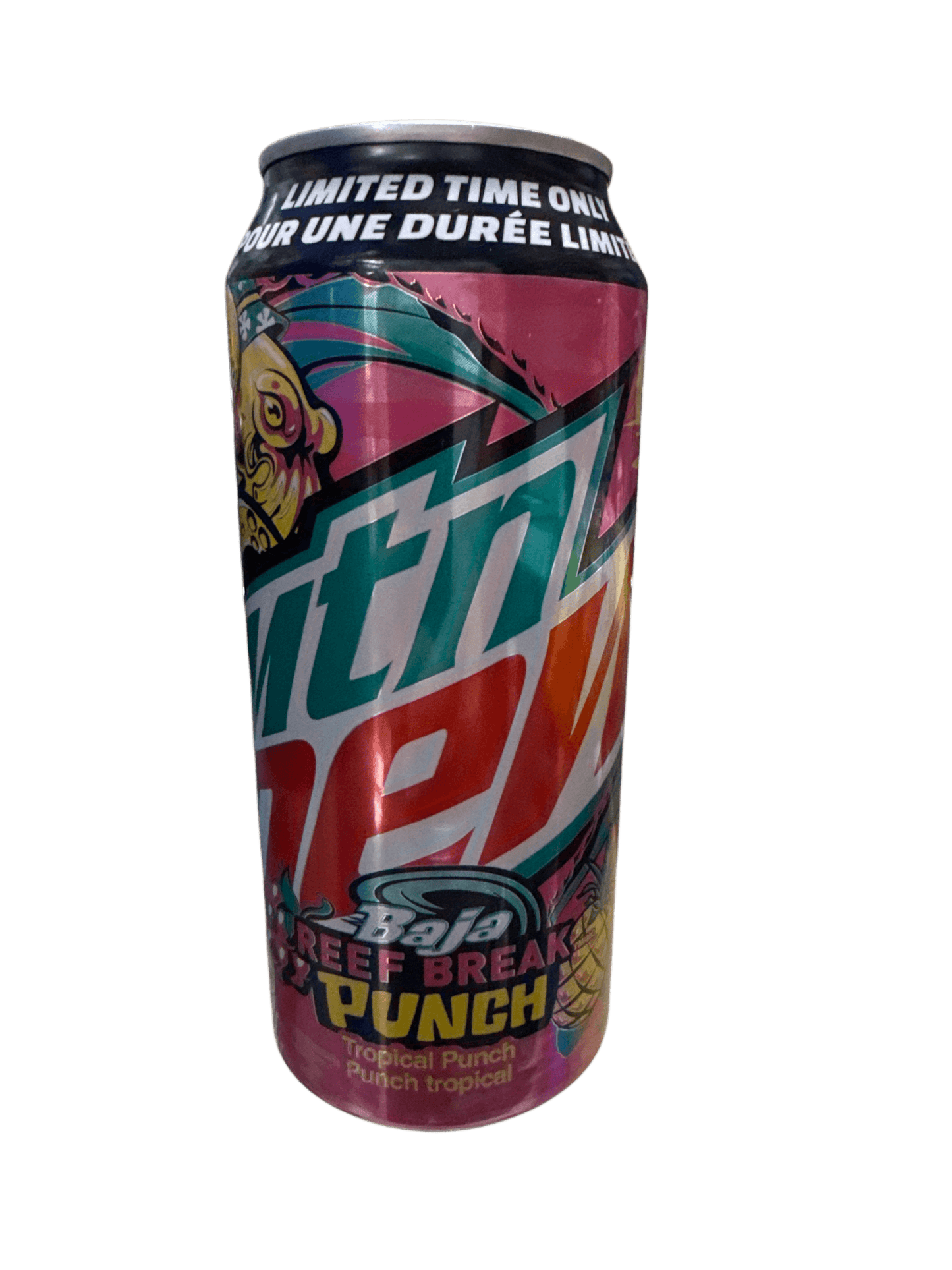 Mountain Dew Baja Reef Break Punch Flavoured Can 473ML - U.S Edition