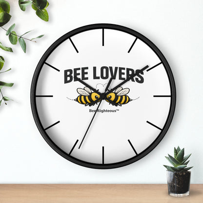 Bee Righteous Wall Clock - Inspirational Home Decor