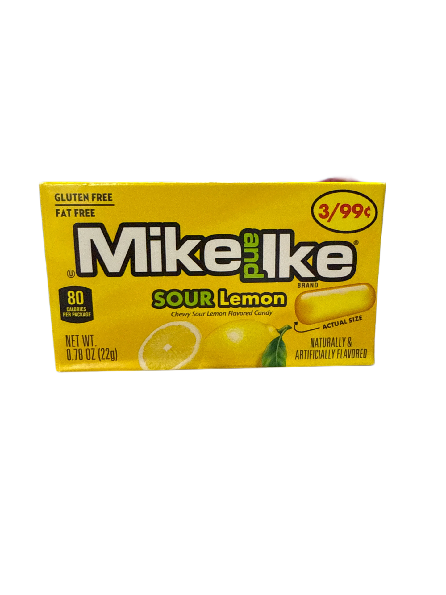 Mike and Ike Sour Lemon Flavour Candy 22G - U.S Edition