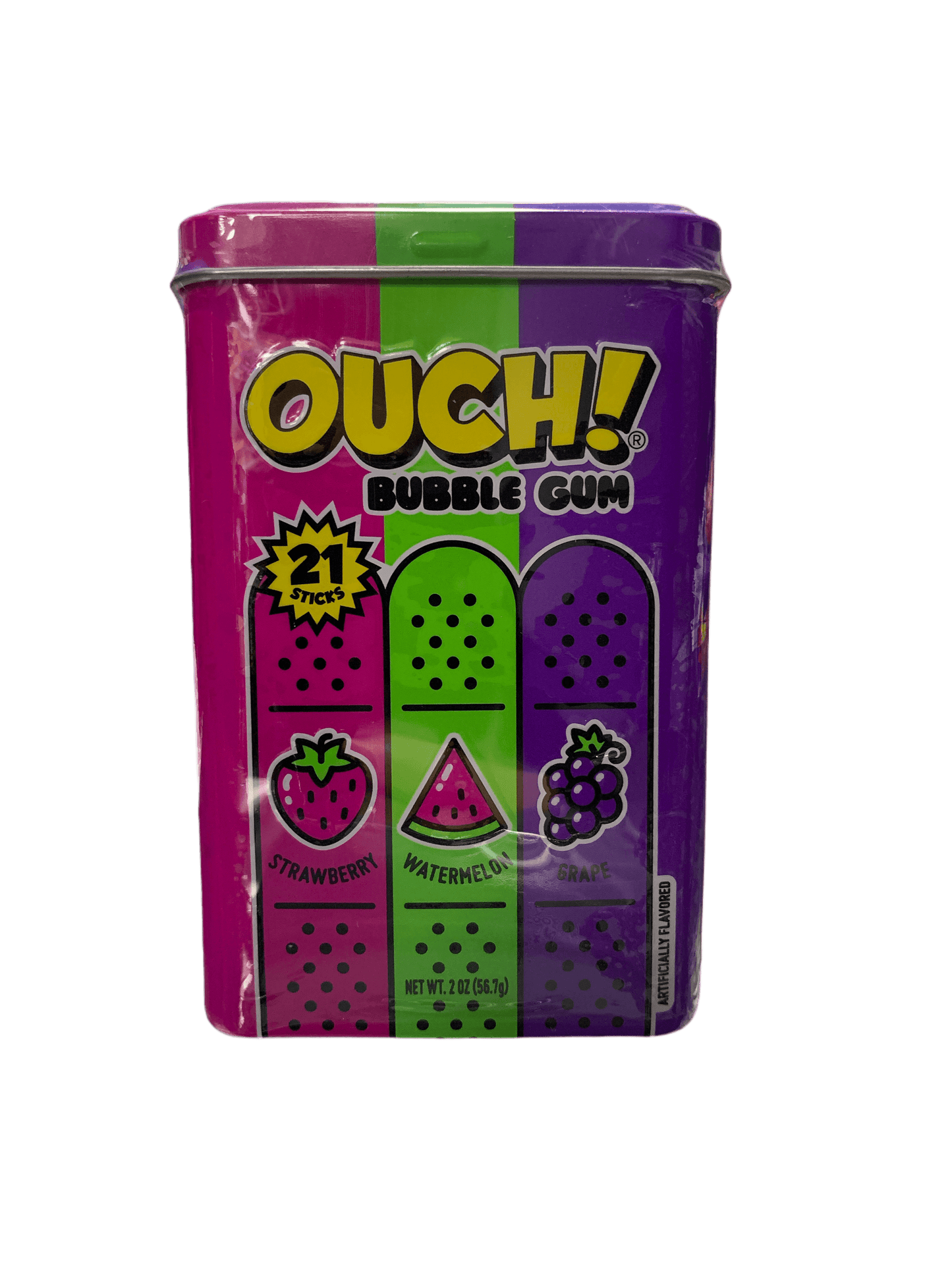 Ouch Bubble Gum 21 Sticks 56.7G - U.S Edition