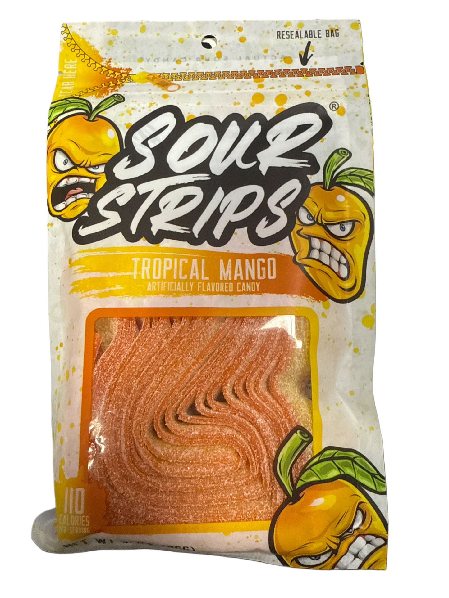 Sour Strips Tropical Mango 96G - U.S Edition
