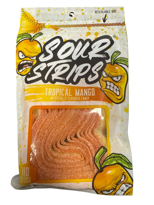 Sour Strips Tropical Mango 96G - U.S Edition