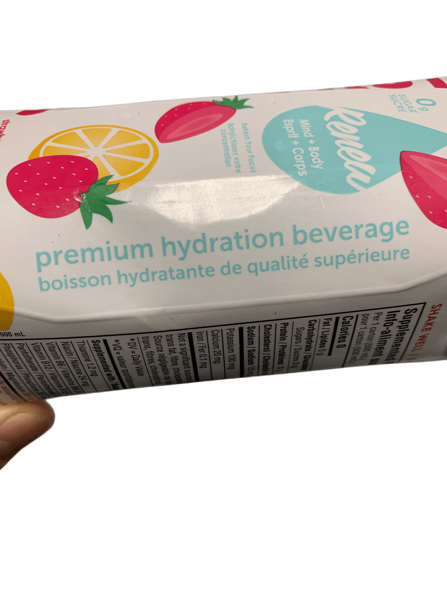 Joyburst Renew Mind + Body Strawberry Lemonade Hydration Drink 500ML