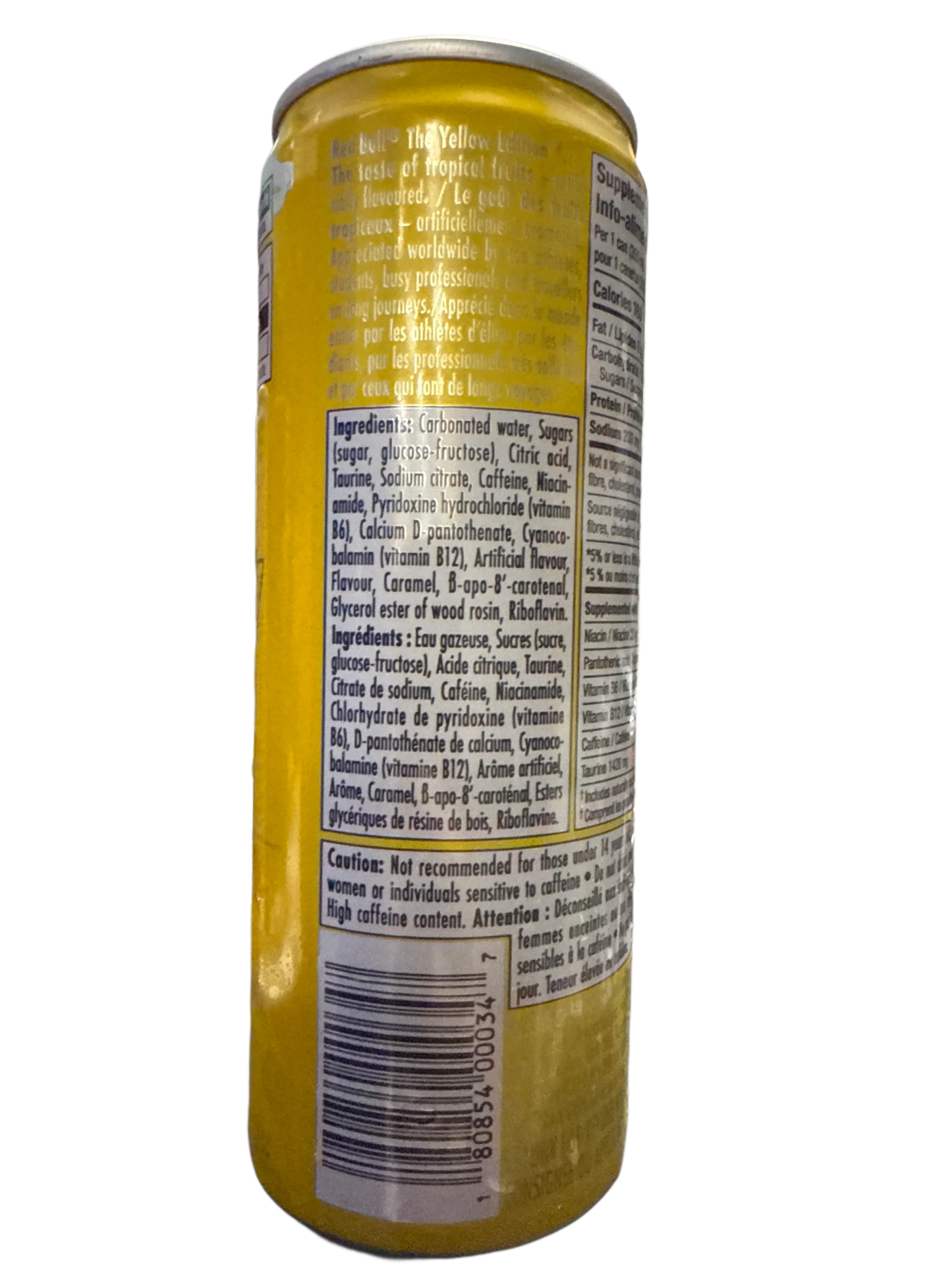 Red Bull Tropical Fruit Flavour 355ML - Canadian Edition