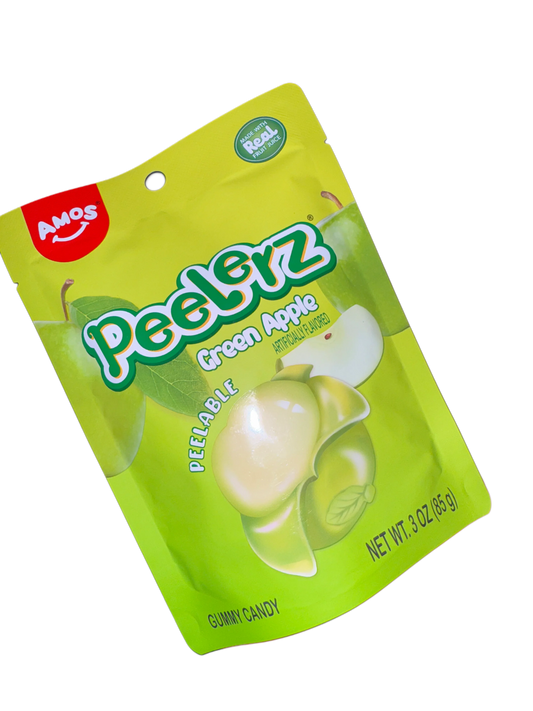 Amos Peelerz Gummy Green Apple 85G - U.S Edition