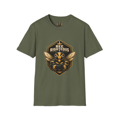 Gray t-shirt with metal detecting graphic and text on a white background