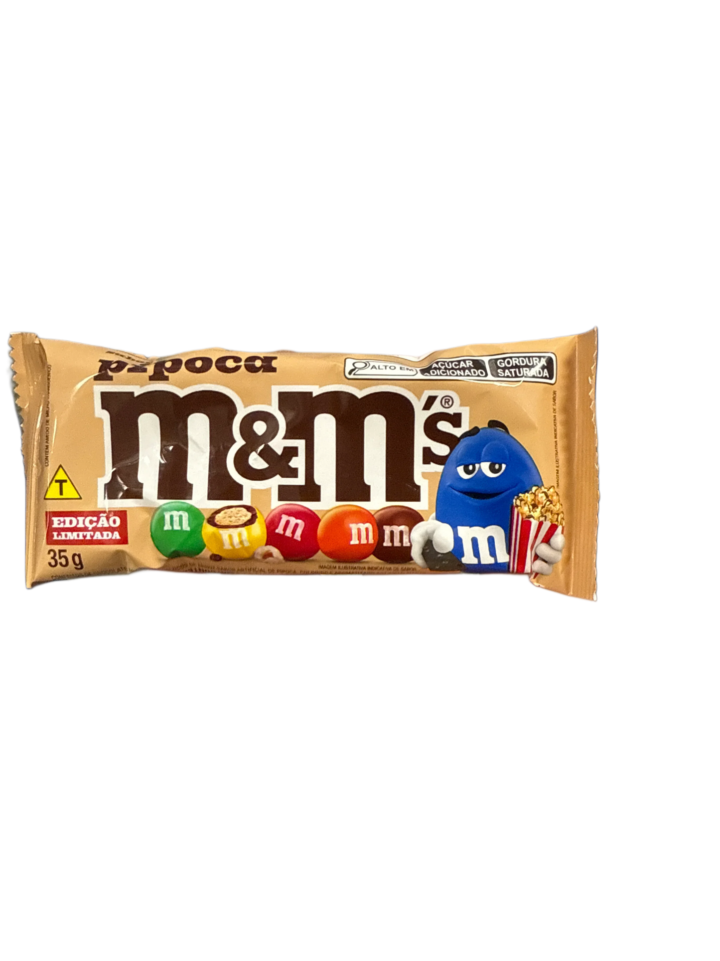 M and M's Limited Edition Popcorn Flavoured Chocolate 35G - Brazilian Edition