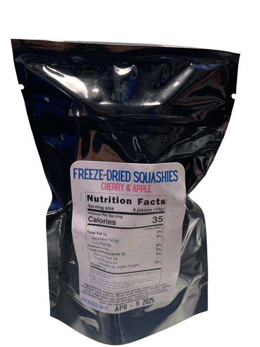 Extreme Snacks Freeze Dried Cherry and Apple Squash 100G - Canadian Edition