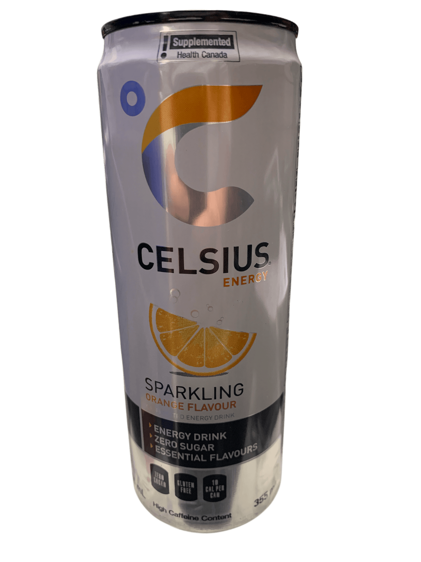 Celsius Sparkling Orange Zero Sugar Energy Drink 355ML - Canadian Edition