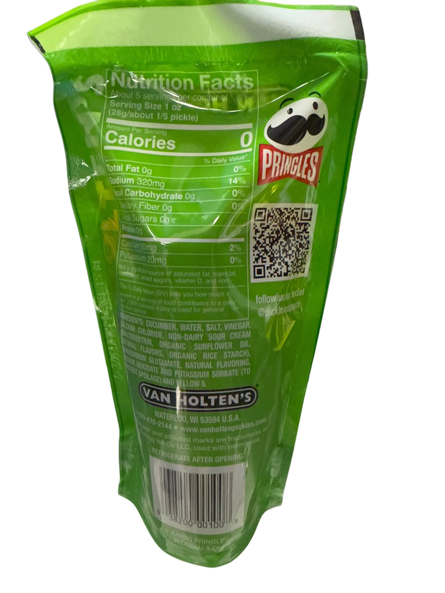 Van Holten's Pickle In A Pouch Sour Cream And Onion Pringles Edition - Canada