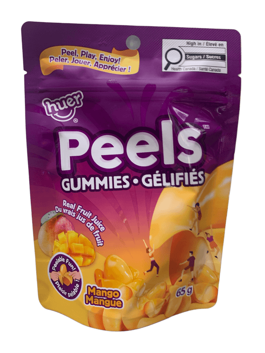 Huer Peel Gummies Mango 65G - Canadian Edition