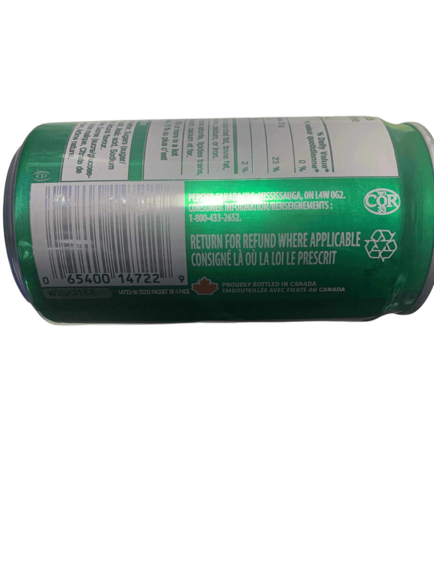 7Up Mini Can 222ML - Canadian Edition - Jack Righteous