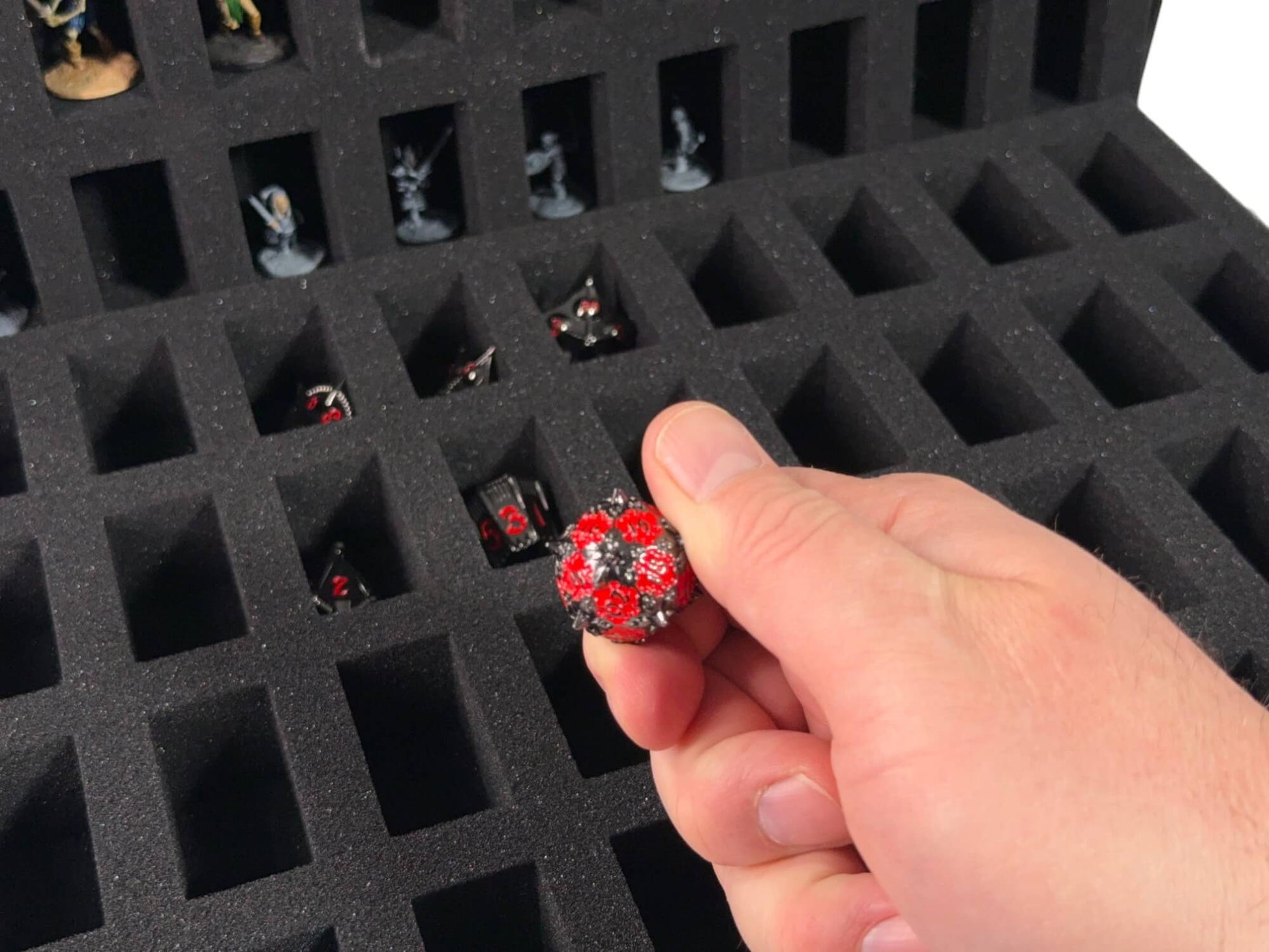 80 - Slot Miniature Storage Case with Customizable Foam - Jack Righteous