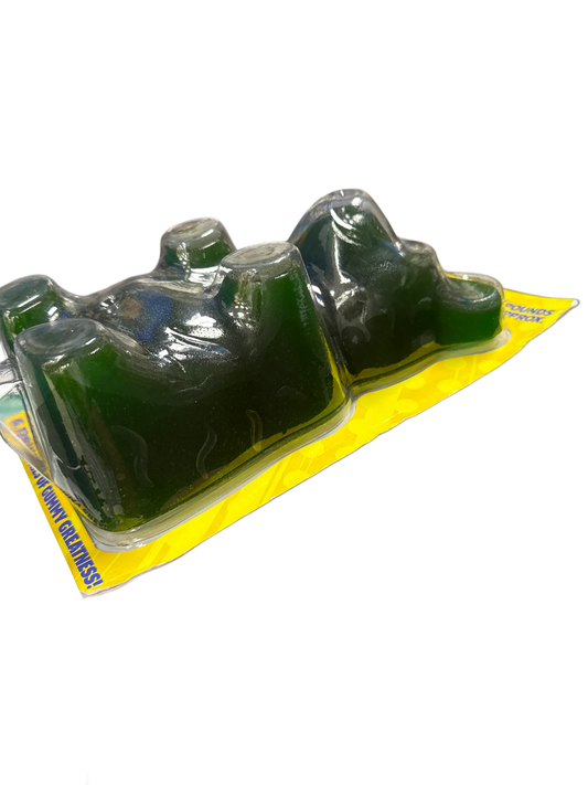 5 Pound Green Apple Flavoured Gummy Bear 2040G - U.S Edition