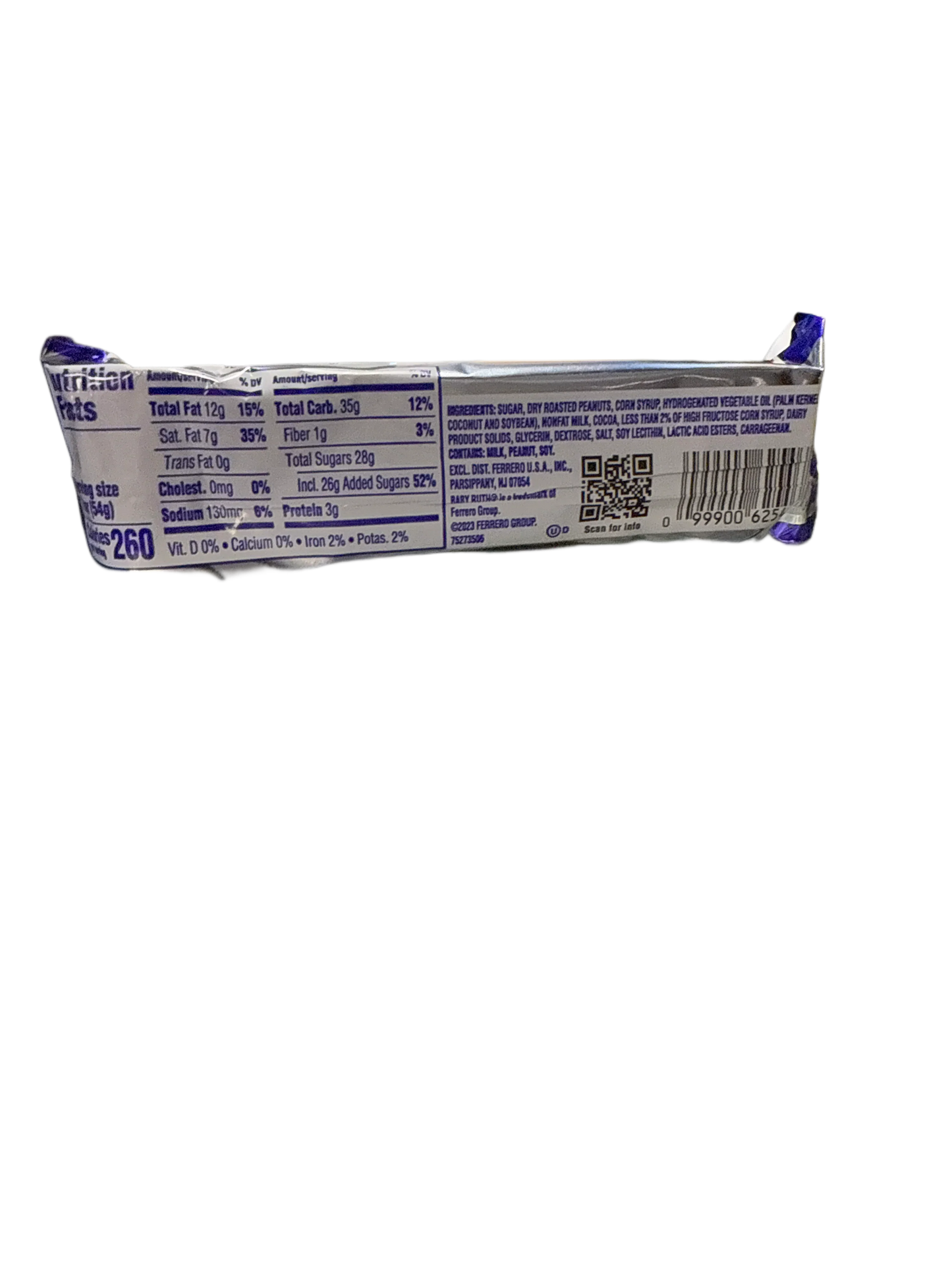Baby Ruth Chocolate Bar 53.8G - U.S Edition