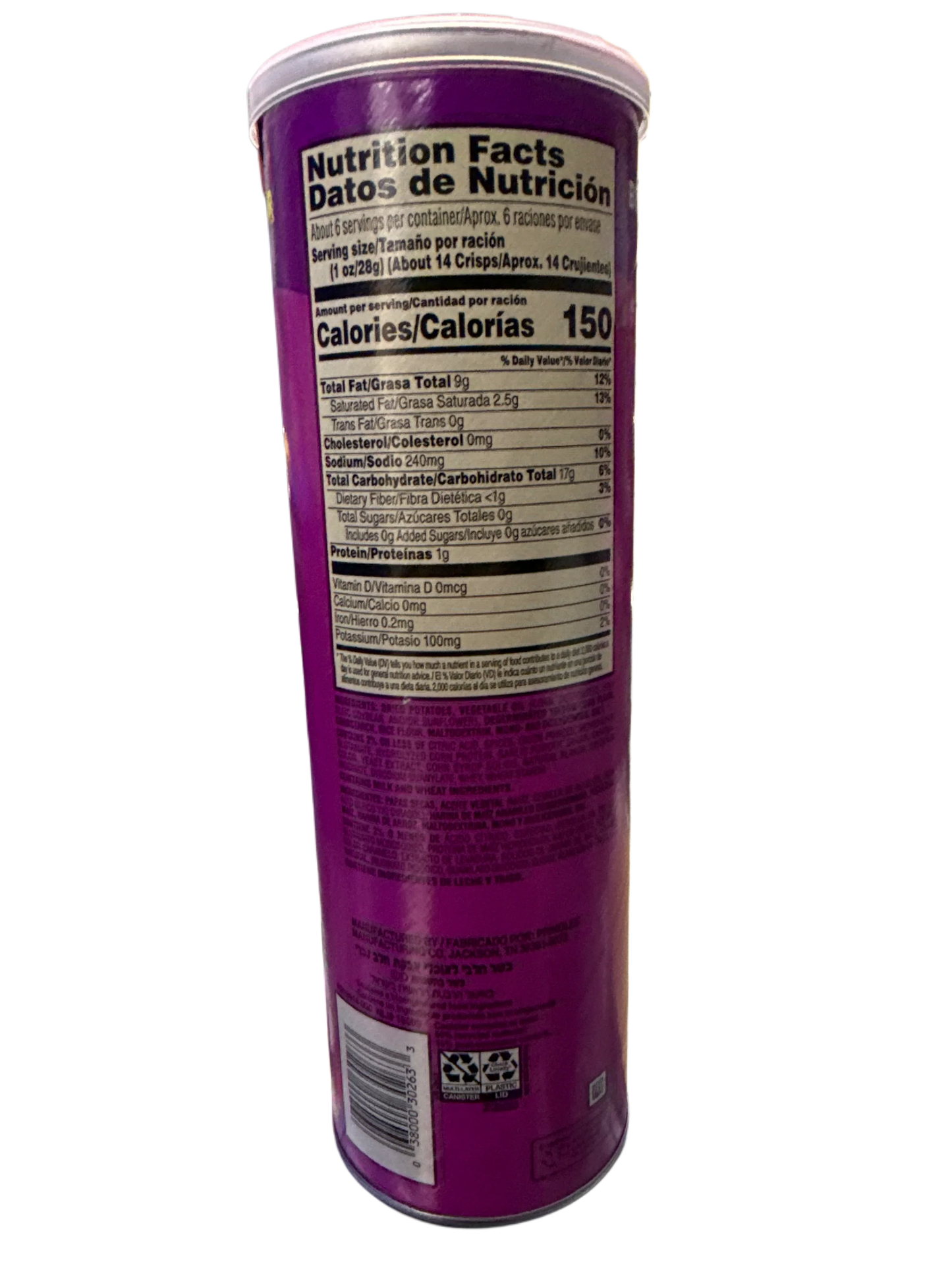 Pringles Limited Edition Carnitas Taco Flavour 158g - U.S Edition