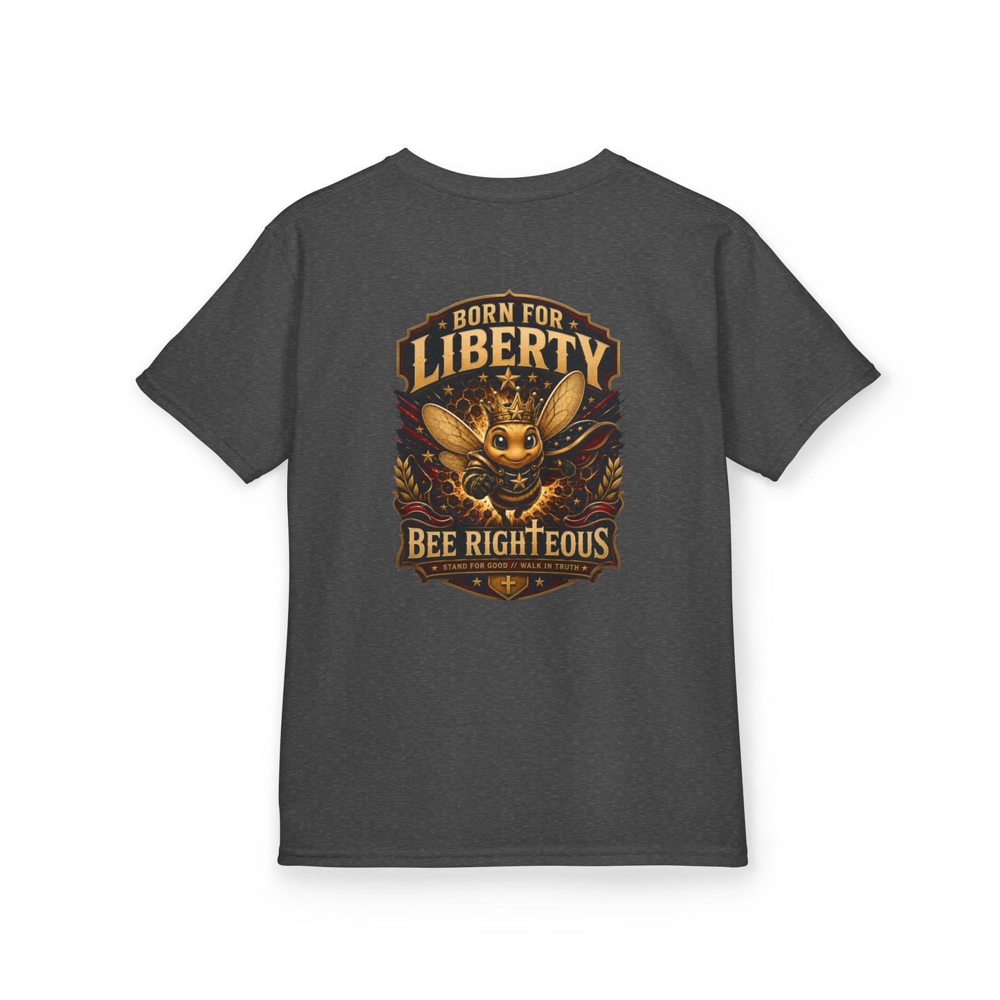 Kids 'Bee Righteous' Liberty Graphic Tee
