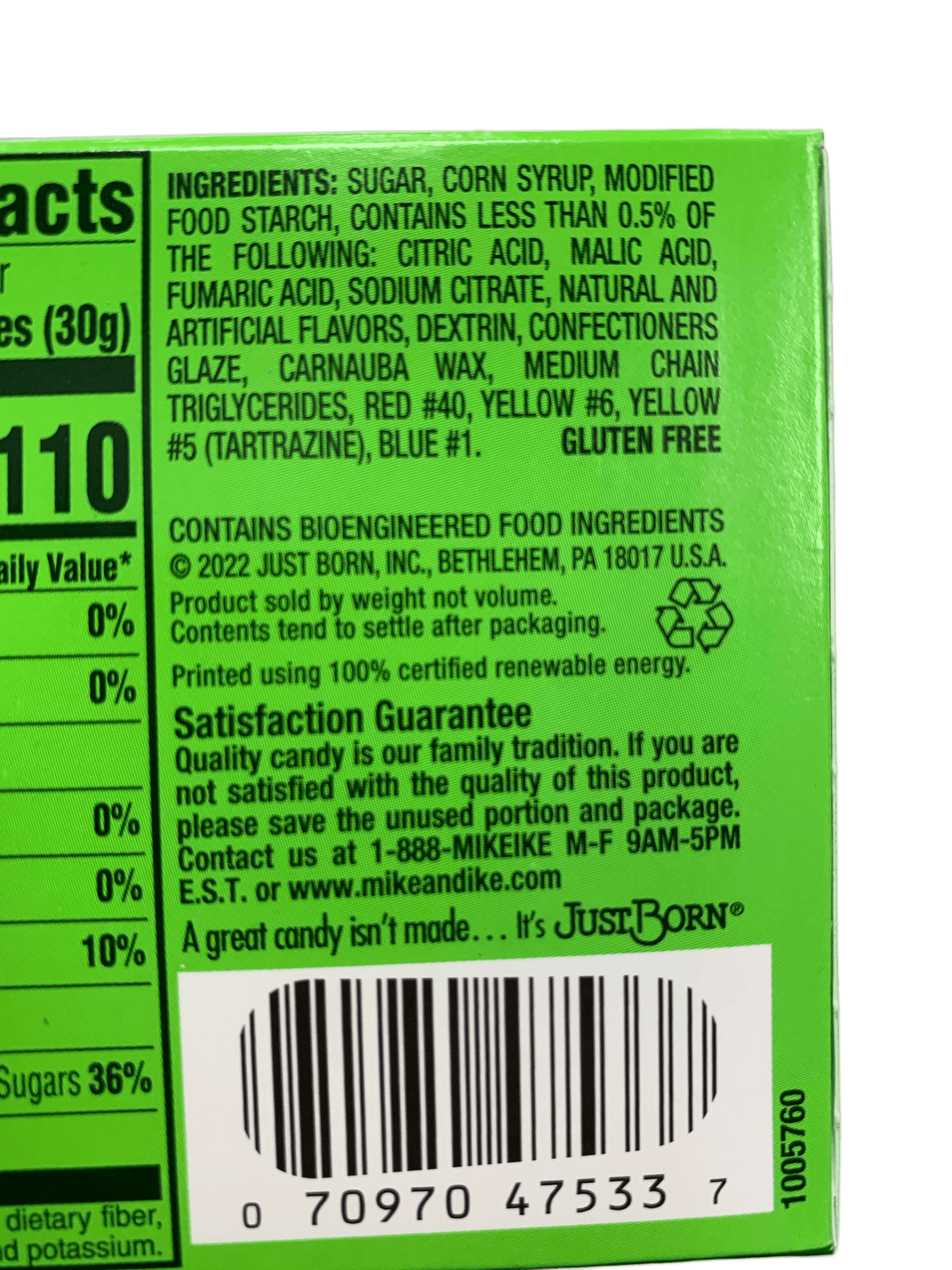 Mike And Ike Original Fruits 120G - U.S Edition