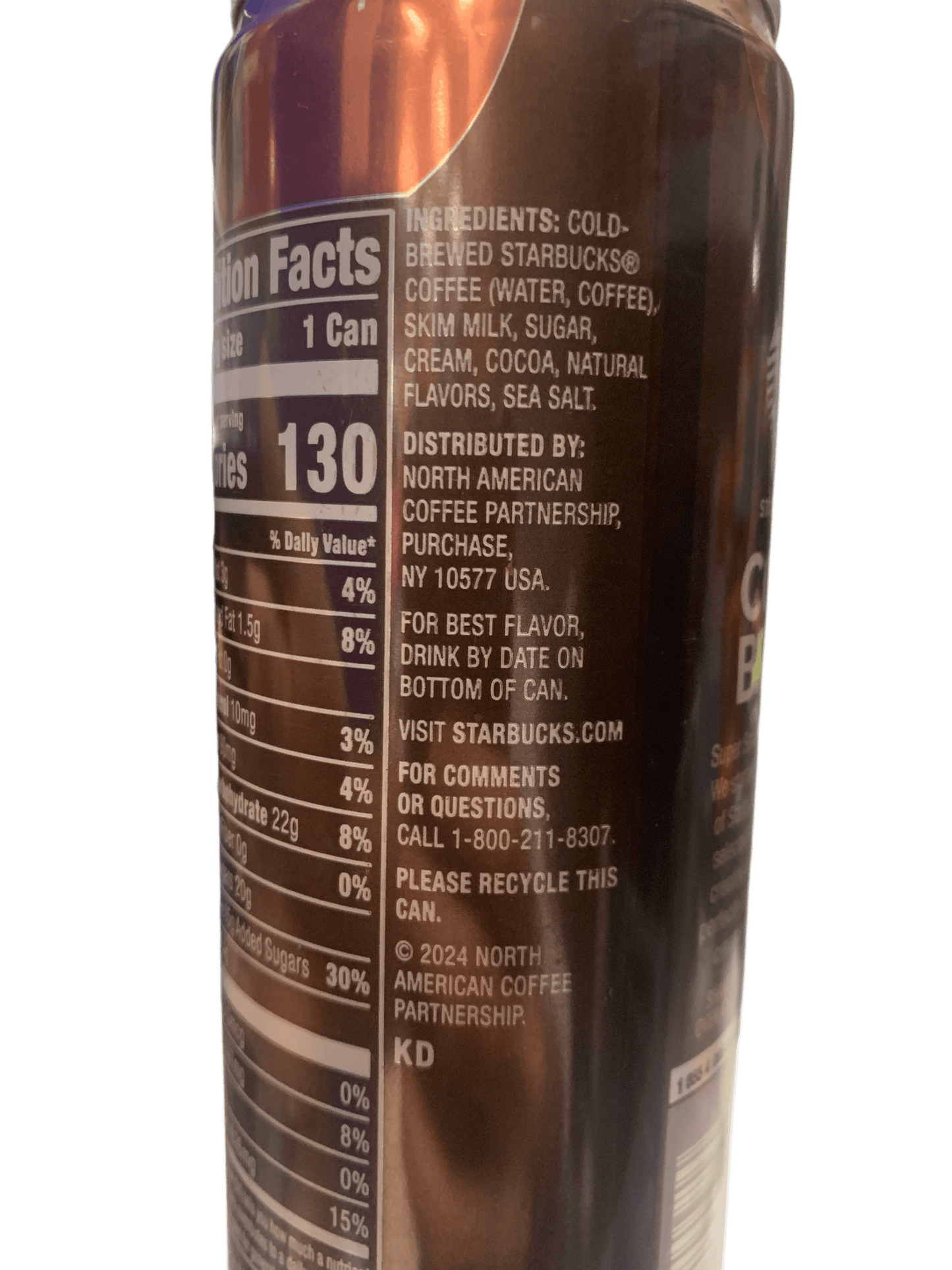 Starbucks Cold Brew Chocolate Cream 325ML - U.S Edition