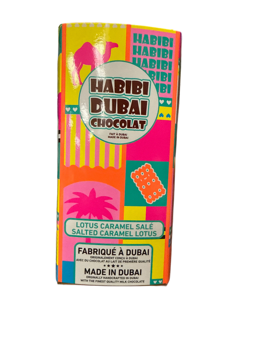 Habibi Dubai Lotus Caramel Chocolate 200G - Dubai Edition
