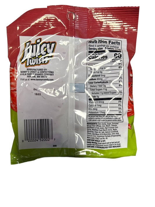 Juicy Twists Cherry Limeade Flavour Candy 113G - U.S Edition