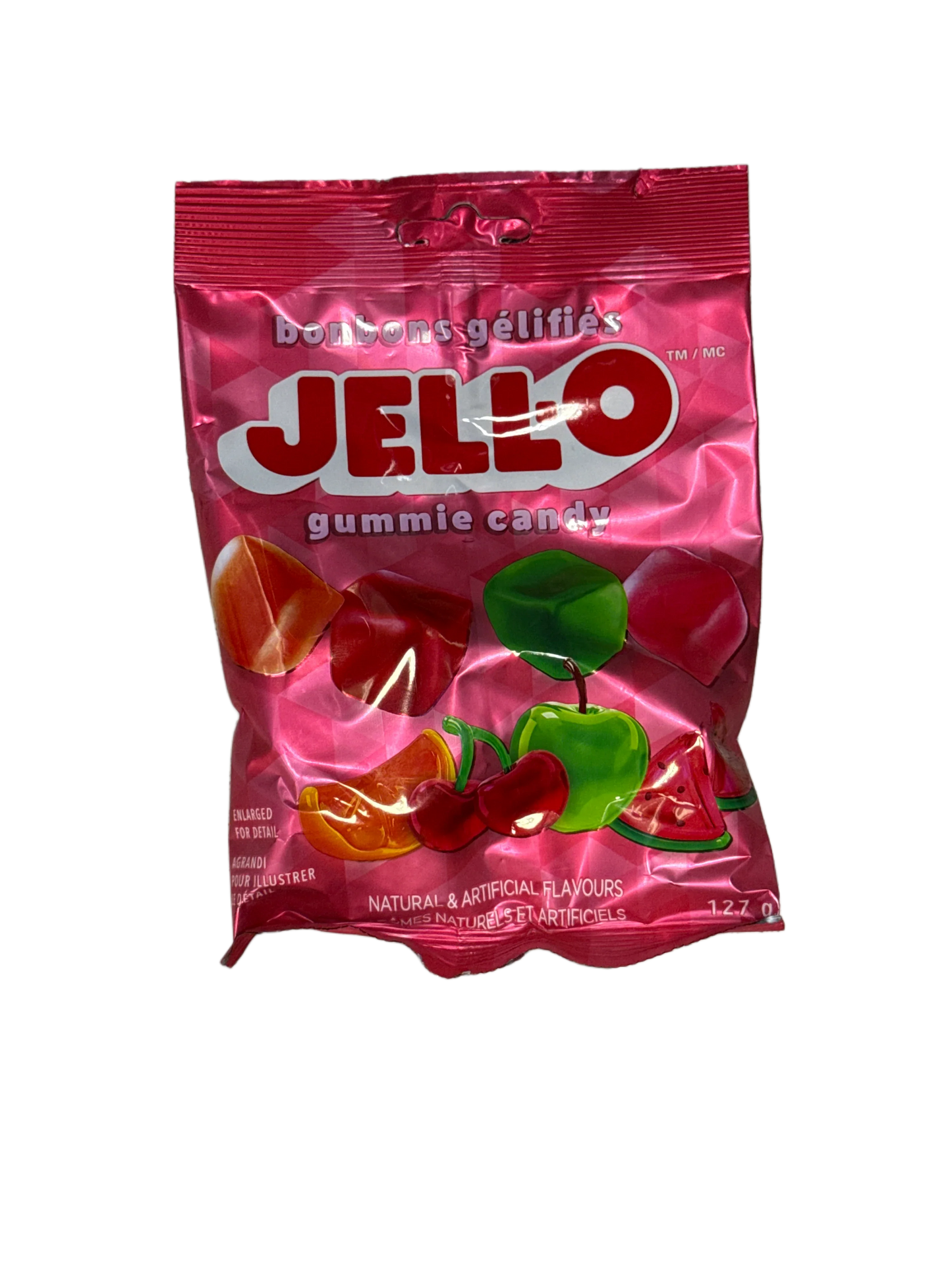JELL-O Gummy Candy Cubes 127G - Canadian Edition