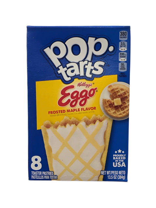 Pop Tarts - Kellogg's Eggo Frosted Maple Flavor 8 Pack