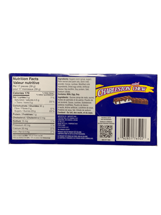 Tootsie Charleston Mini Vanilla Chew 113G - US Edition