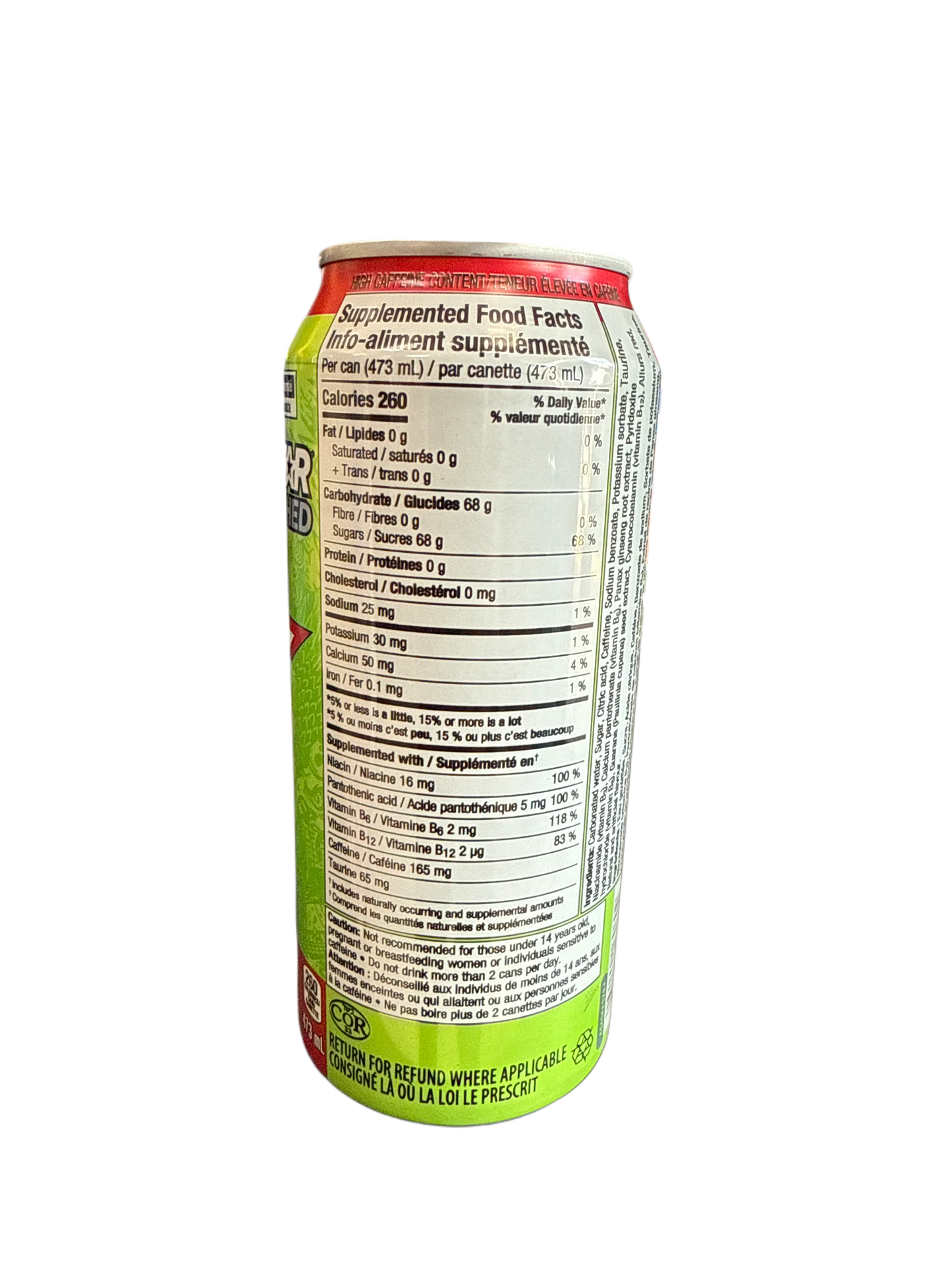 Rockstar Energy Punched Kiwi Strawberry Splash 473ML - Canadian Edition